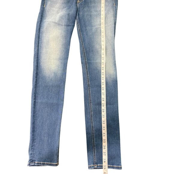 Rag and Bone Jeans Womens Skinny Blue Denim Size 30 - Picture 6 of 9